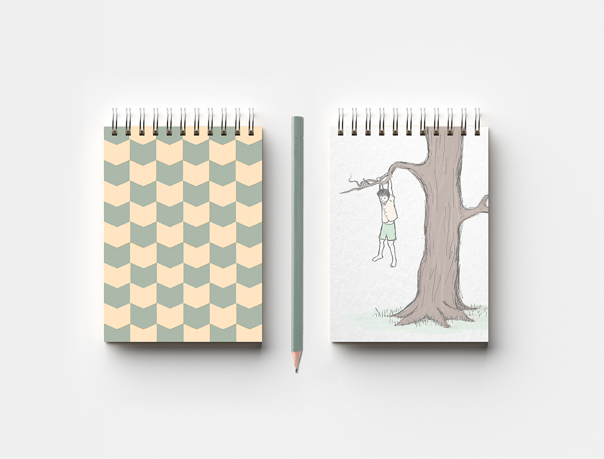 A sketchbook that will be distributed at the fair.