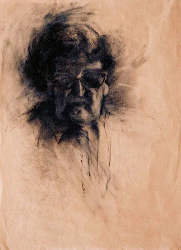Mother, Charcoal, 21 x 15''