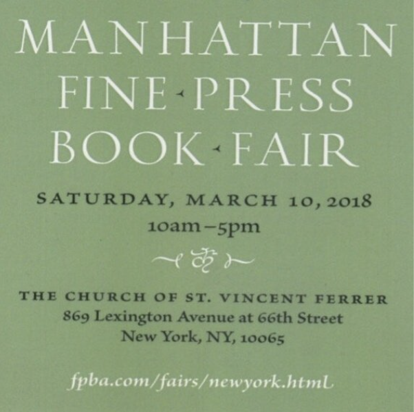 Manhattan Fine Press Book Fair