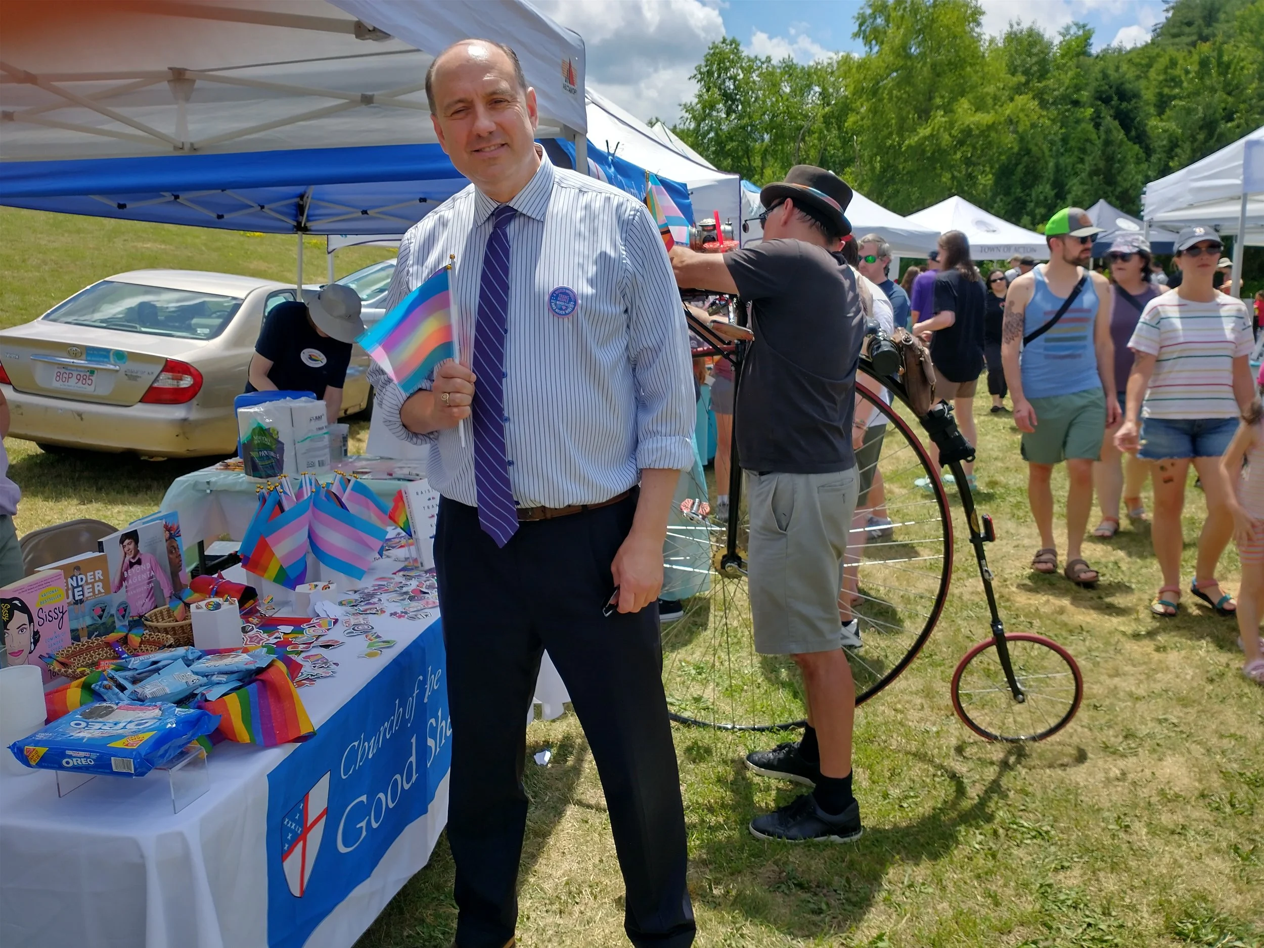 Showing our pride at the Acton-Westford pride festival 