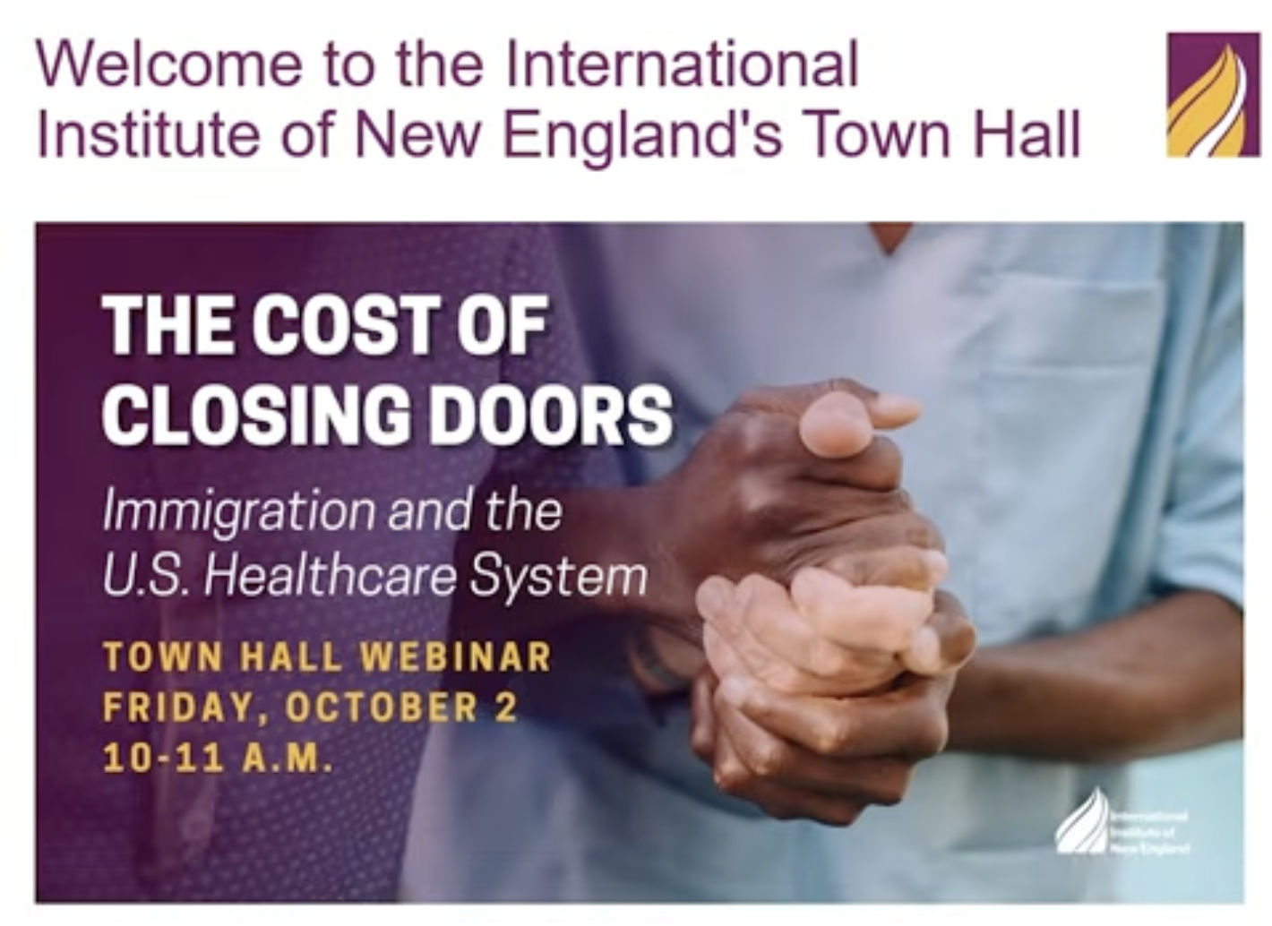 Webinar: The Cost of Closing Doors