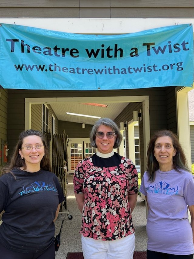 Mary Spinosa-Bourget, The Rev. Eleanor Applewhite Terry, and Robin Wilson
