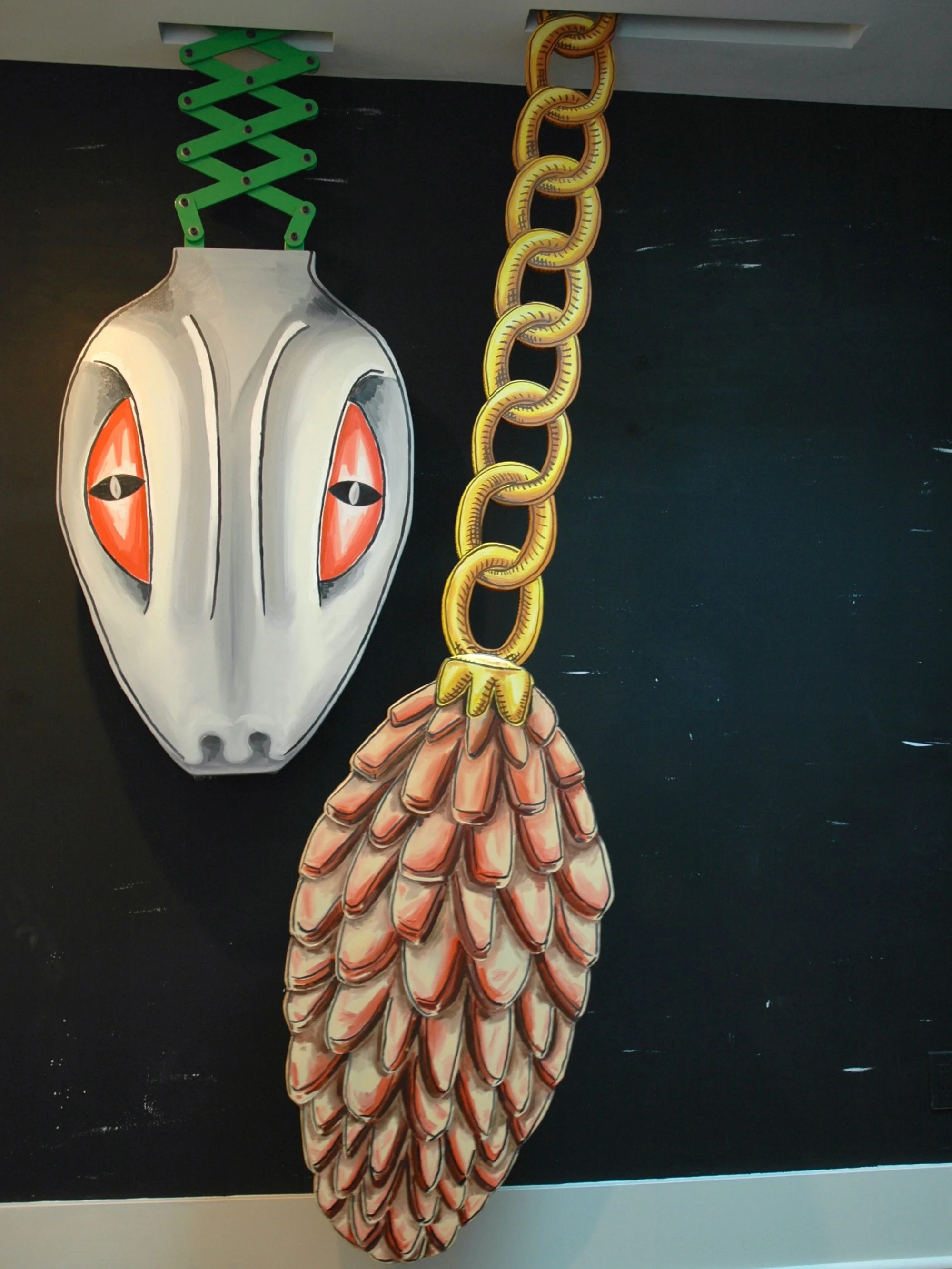 snake and cone