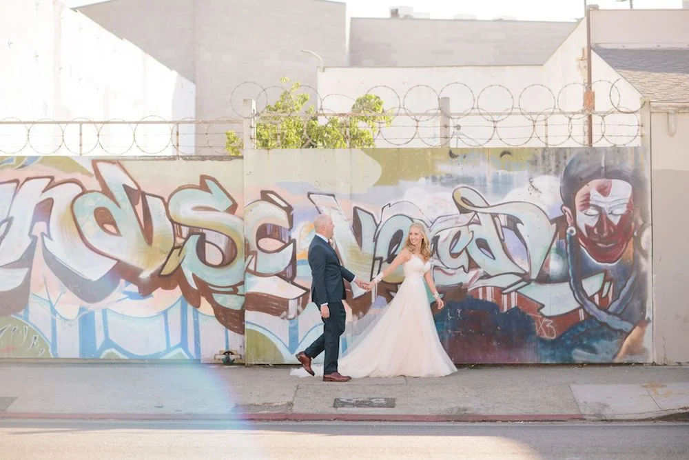 Modern Downtown LA Wedding