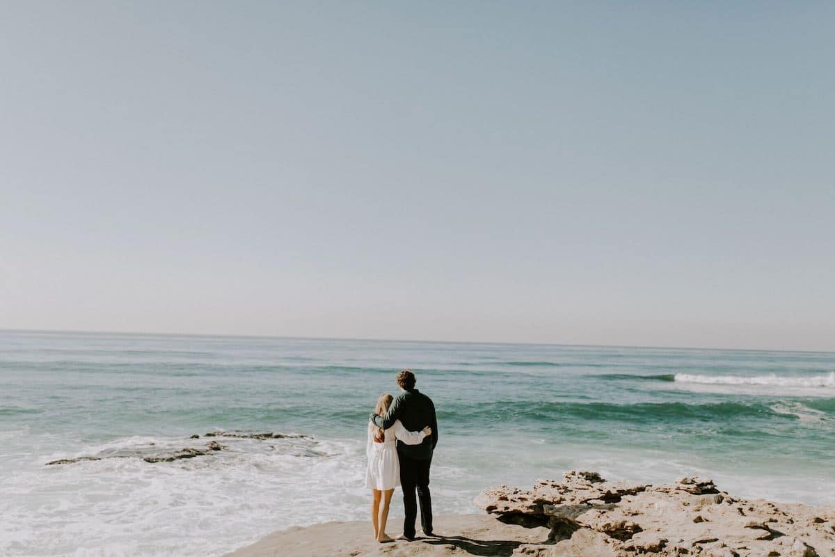 Windnsea Beach Engagement Photoshoot