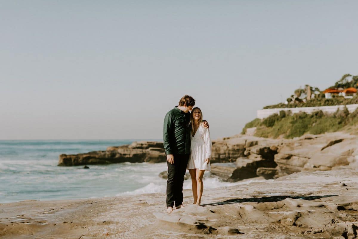Windnsea Beach Engagement Photoshoot