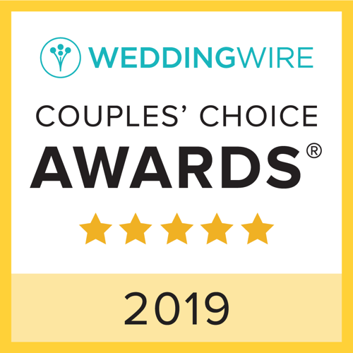 We are so honored to be received Wedding Wire Couples' Choice Award for 2018 and 2019.