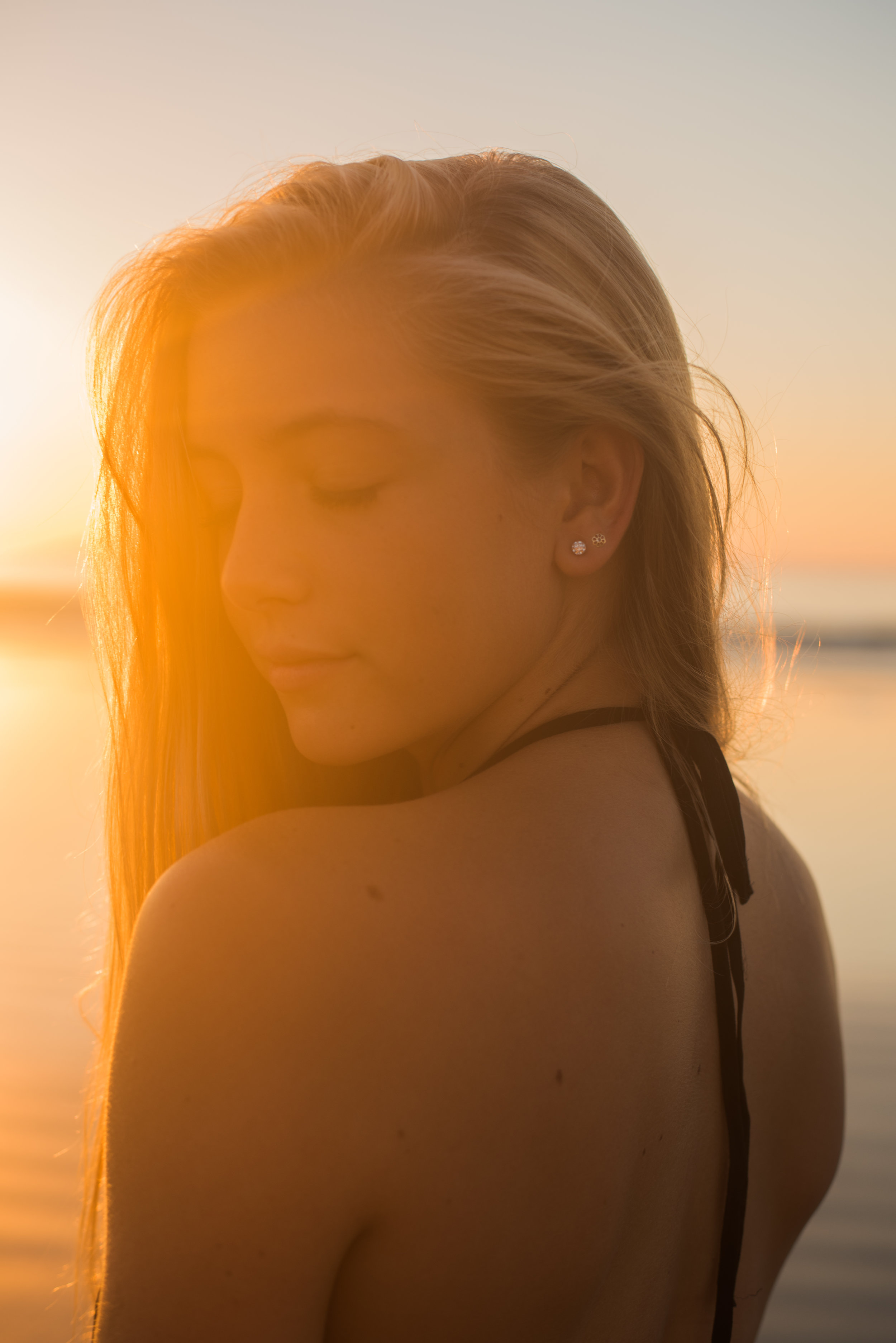 Maddie High School Senior Photo Session at Cape Canaveral