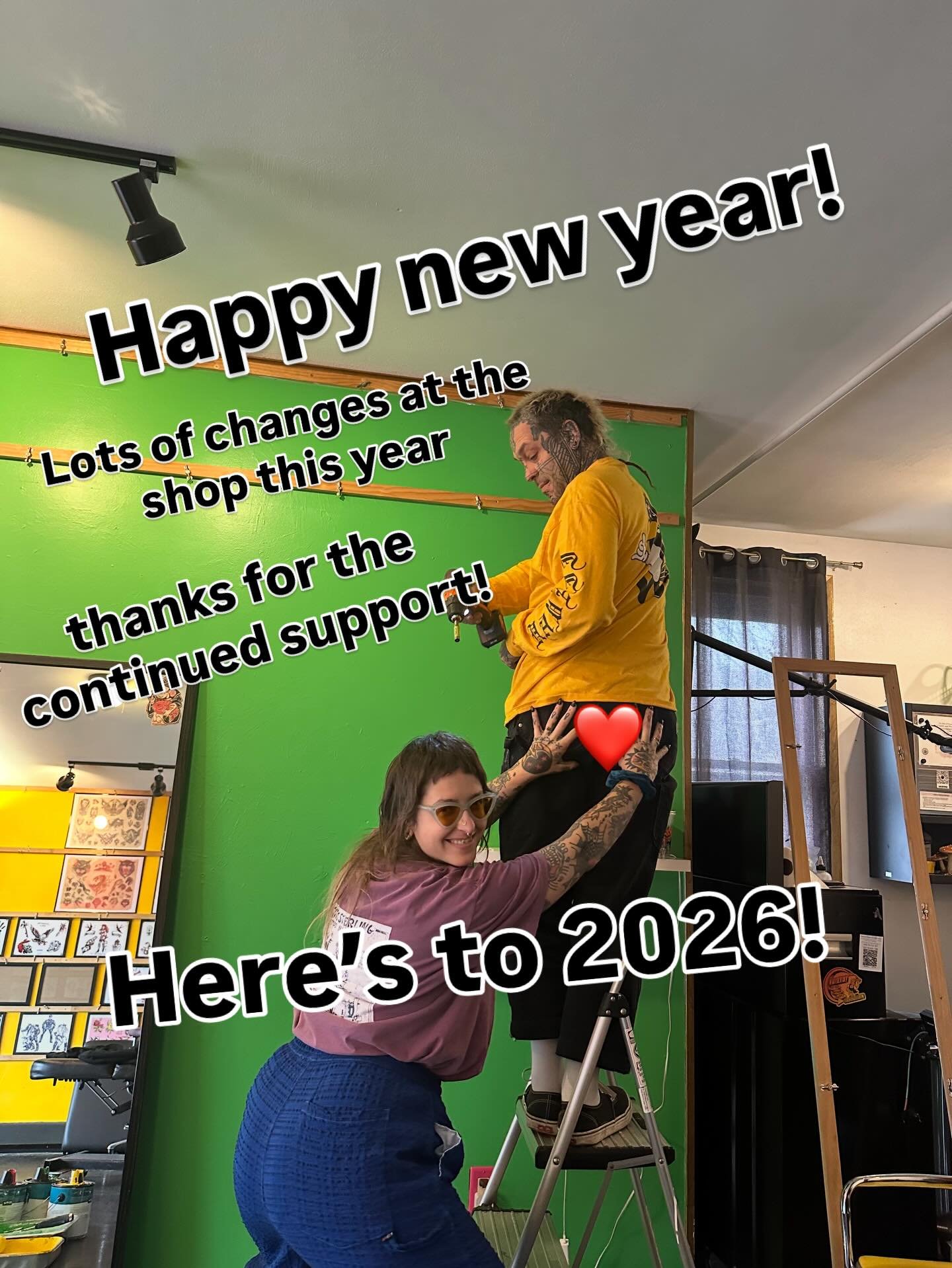 Happy new year everyone! Here&rsquo;s to many many MANY more tattoos in 2026! See you soon!
.
.
#waywardtattoos #newyear #uwmadison #madisonwi #madison