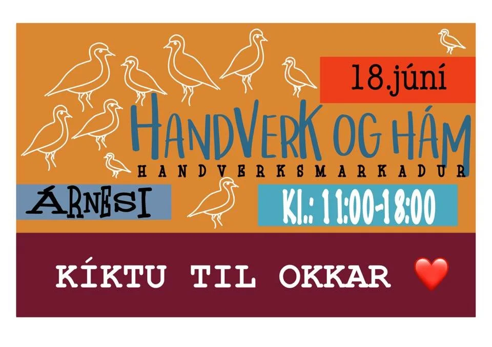 Hannyrðapönksmiðja á handverksmarkaði í Árnesi