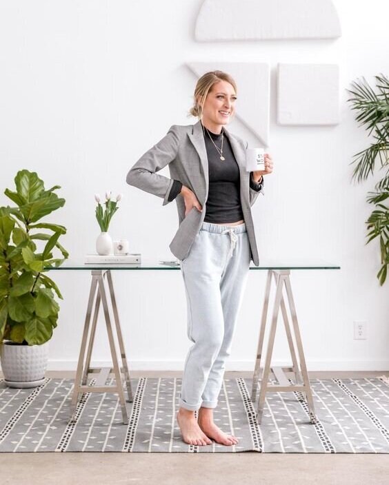 Stylish and Cozy Work From Home Outfits - Social Distancing Style in New  England — Unfoldid
