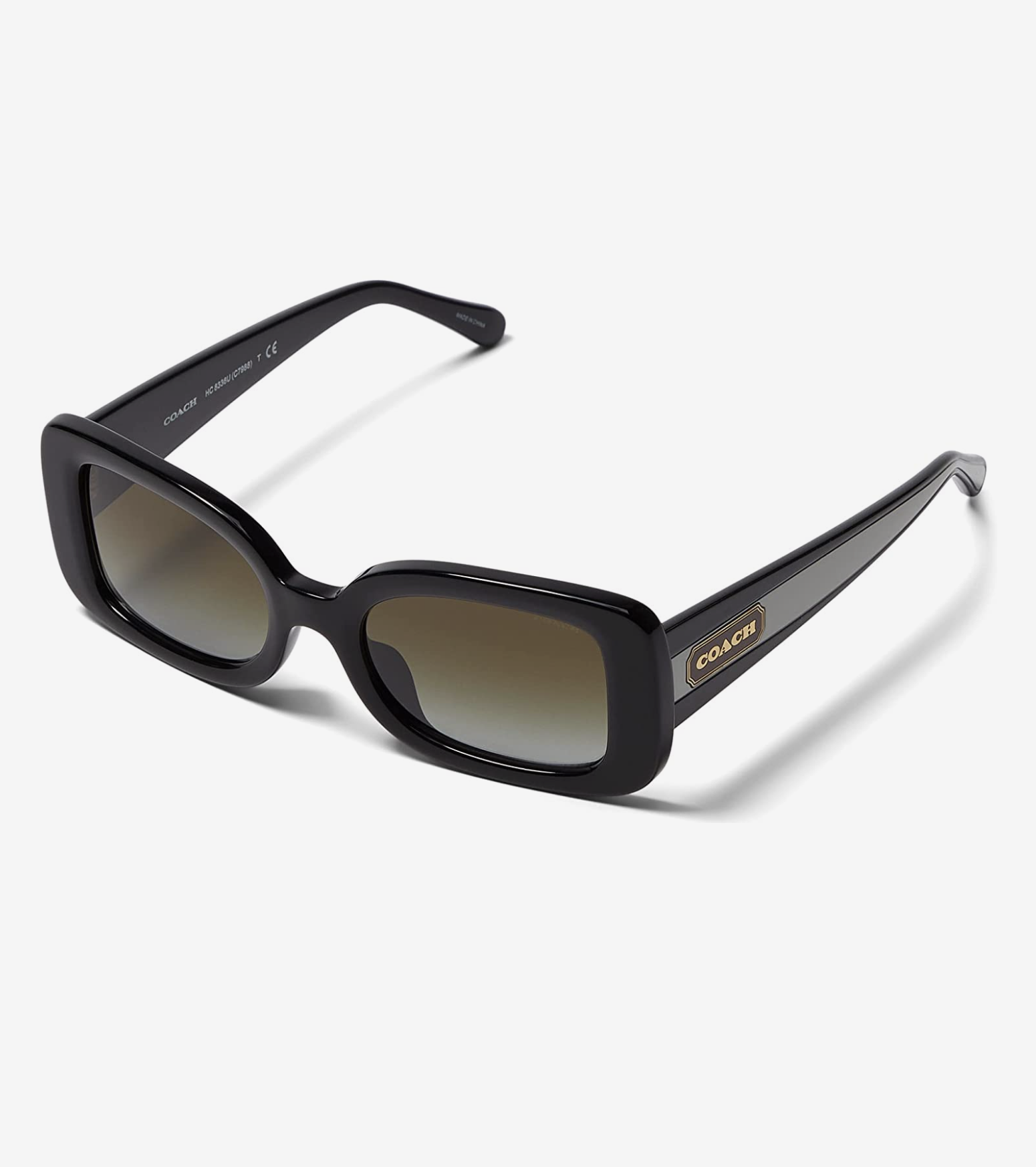Coach rectangular sunglasses black