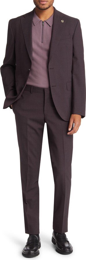Men's suit with polo shirt