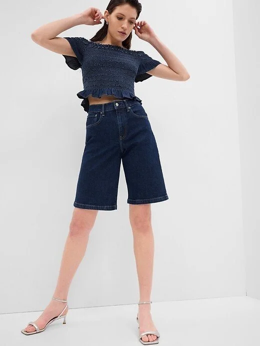Gap denim Bermuda shorts for women