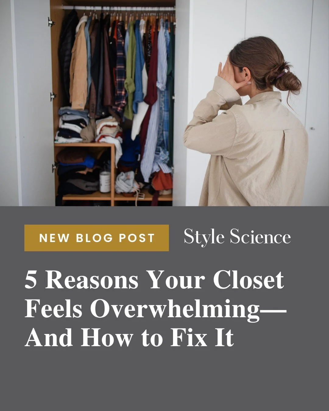 Feeling overwhelmed every time you open your closet? 😩 It&rsquo;s not always about having too many clothes &mdash; sometimes it&rsquo;s about not having the right system.

Our latest blog post breaks down five common reasons your closet might feel c