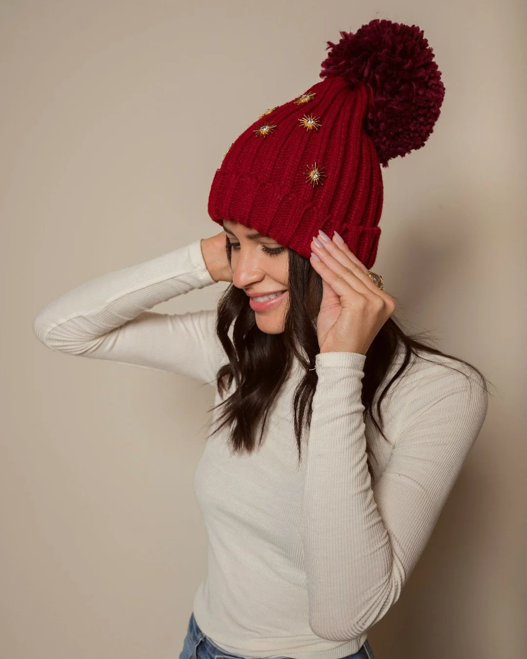 Nothing brightens winter quite like a pop of color. ❤️ Whether it&rsquo;s a bold hat or a rich lip, color adds joy &mdash; and confidence &mdash; to every look.