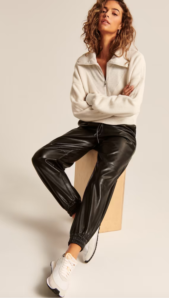 Faux Leather Pants, Vegan Leather Pants