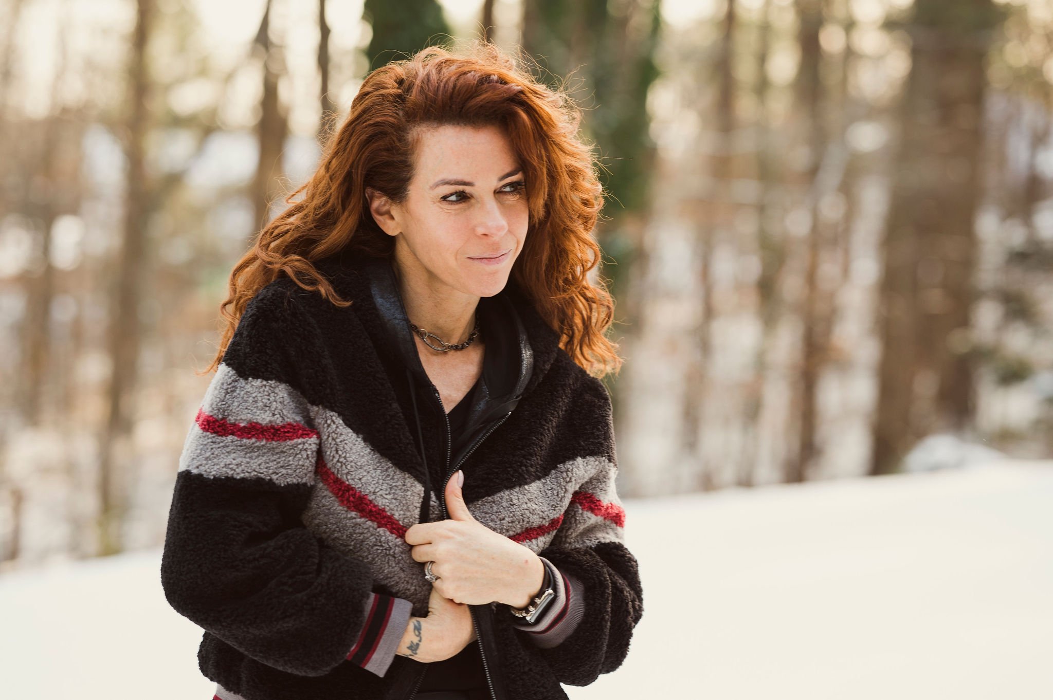 A Cozy Ivory Peacoat, Winter Fashion