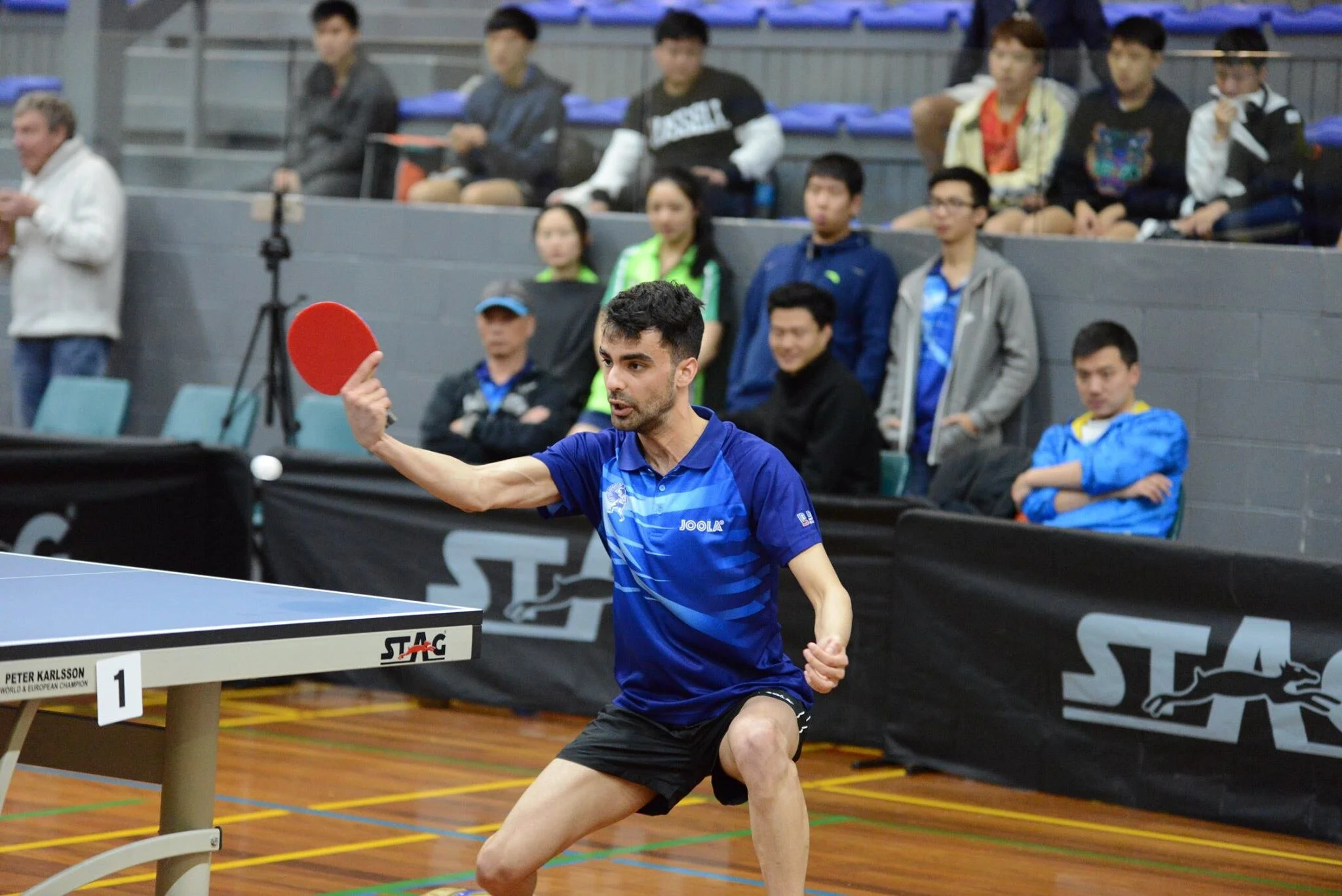 A photo of Dinyar Irani in action at the 2018 New Zealand National Championships in Tauranga, New Zealand