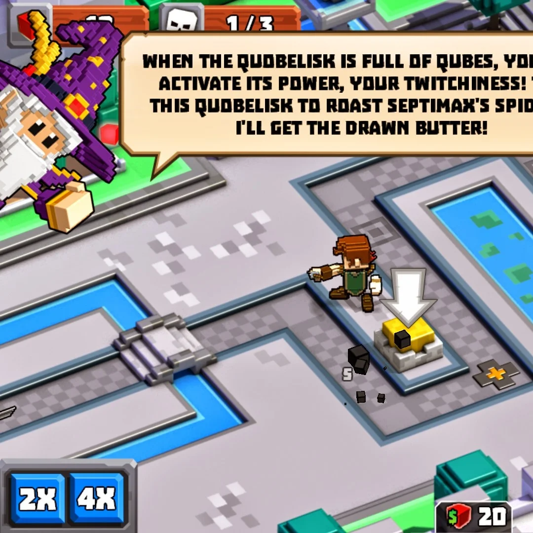 Qube Kingdom developed by Idol Minds. Published by DeNA Co.