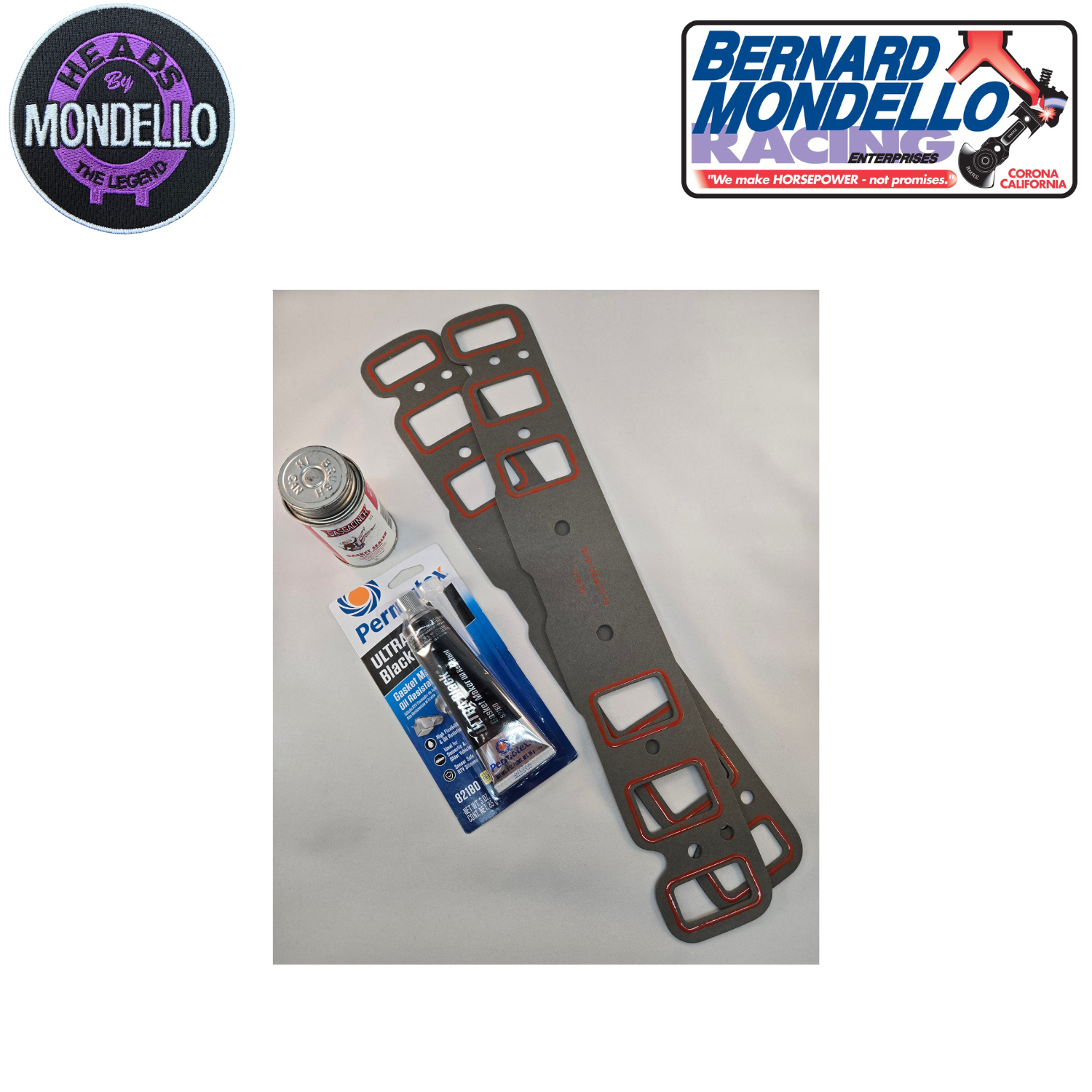 350-455 Oldsmobile BMRE/Print-O-Seal Intake Gaskets for New-Style Edelbrock Cylinder Heads Ultimate Sealing Kit