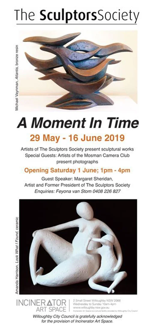 A Moment in Time - Sculpture Society of NSW group exhibition