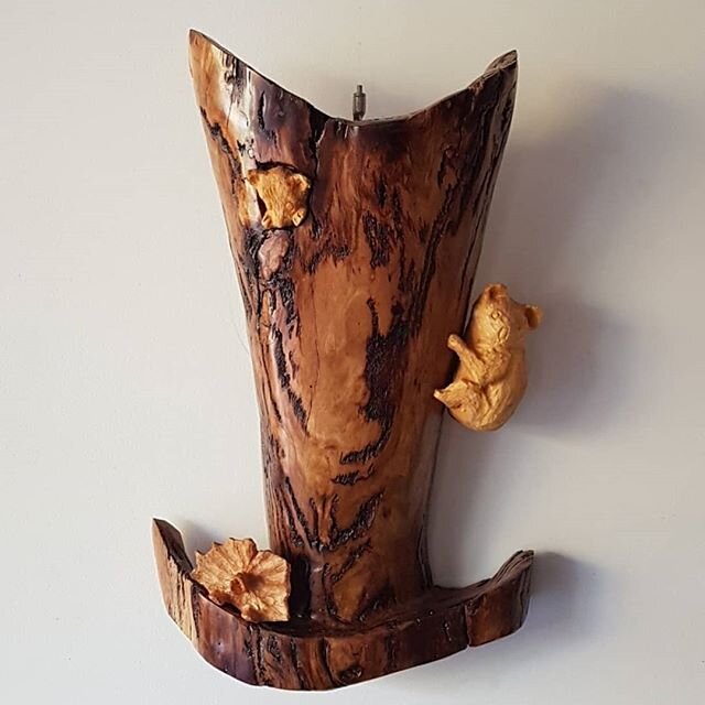 Mad Hatters Aussie Version

Tassie Eucalypt, Huon Pine

Wall sculpture, destined for Bush Tea Party Show in Rylstone - whenever that may happen 
#wallsculpture #timbersculpture #rylstone #bushteaparty