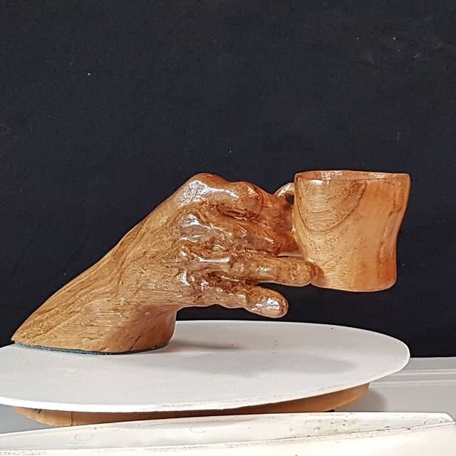 Another one to share, destined for the Rylstone show 'Quite Proper Like'
Huon Pine

#timbersculpture #rylstone #bushteaparty