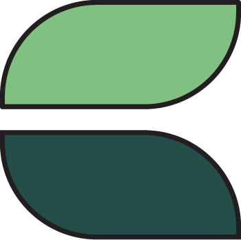Shades of Green Leaf Icon