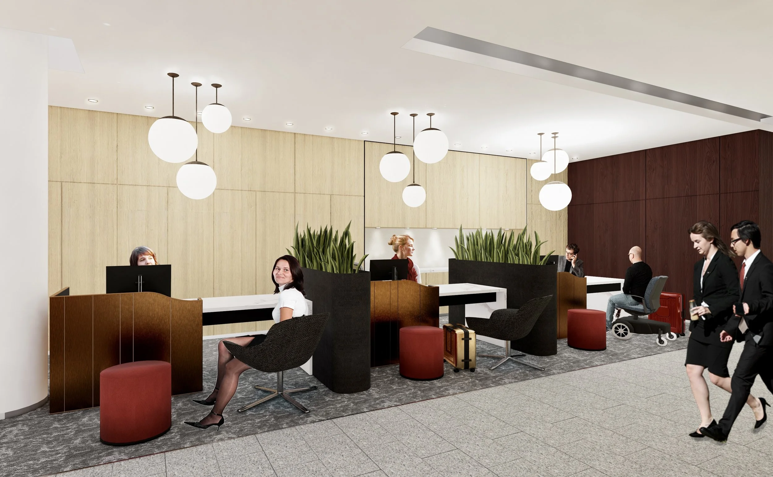 Air Canada Transborder Maple Leaf Lounge E-Gates