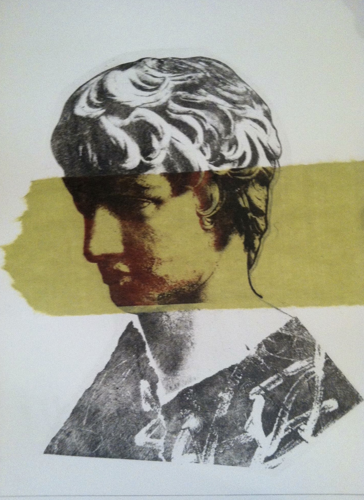 Antinous II Lithograph with Chine Colle 11”x14” Sold