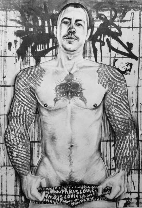 Paris Charcoal, and lithography 18”x26”