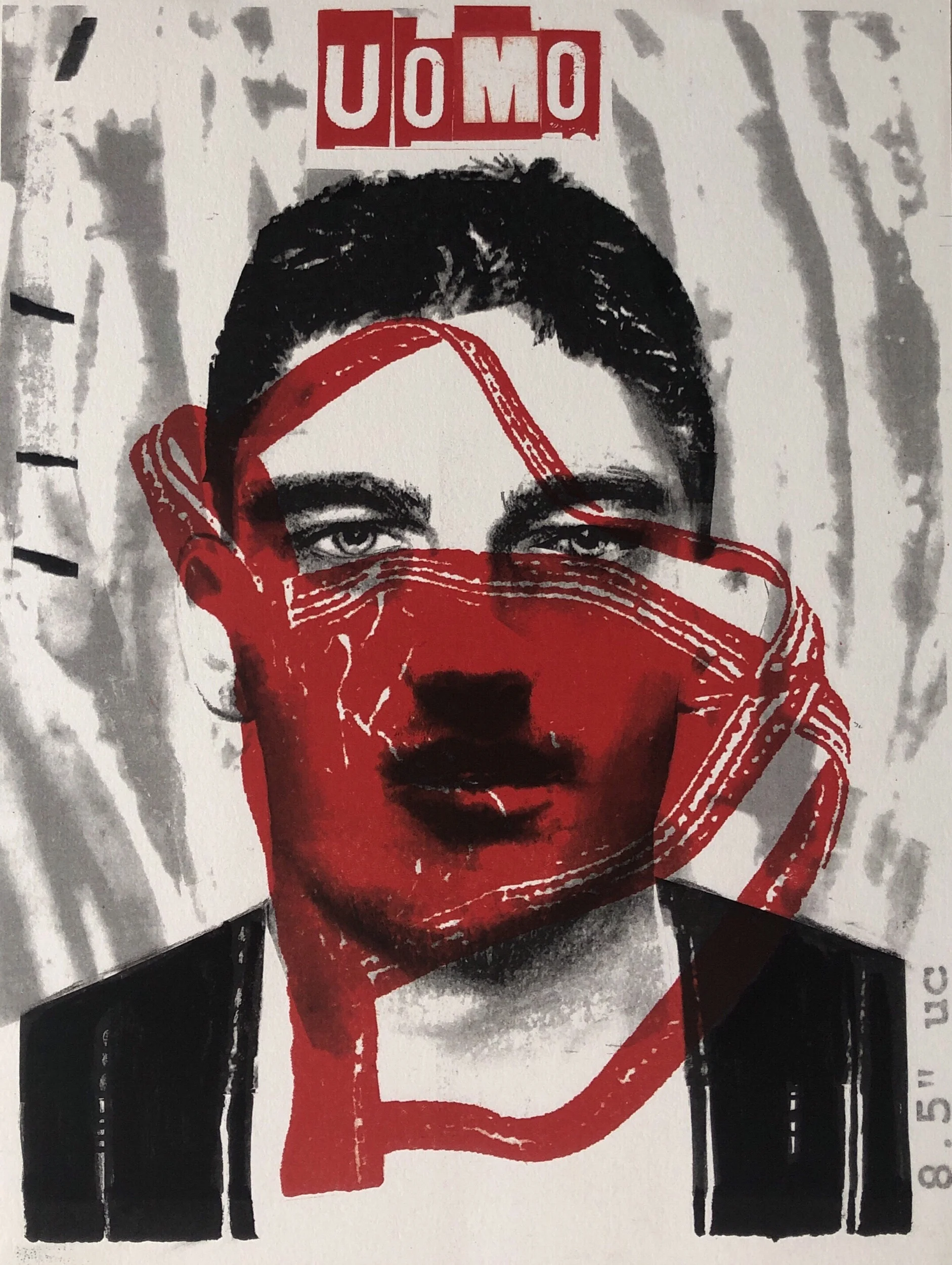 Uomo Limited Edition lithograph (3) 9”x12”