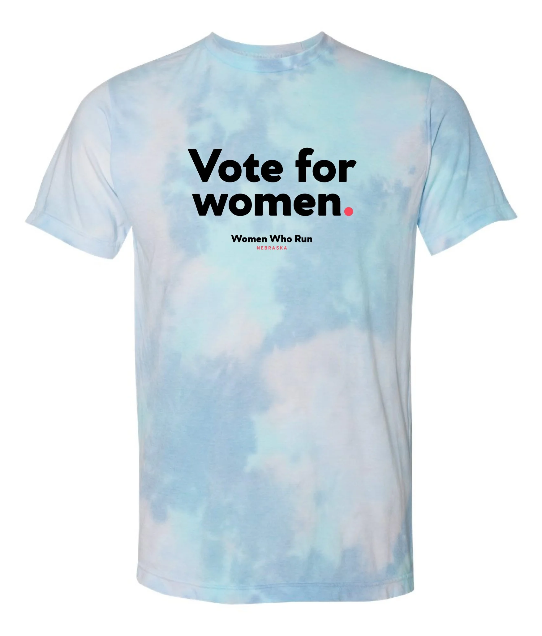 Vote for Women Blue Tie Dye Tee - Unisex