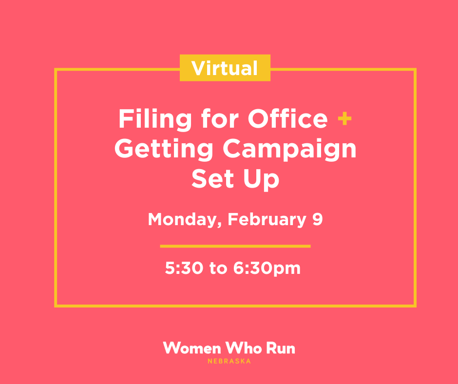 Filing for Office + Getting Campaign Set Up Training