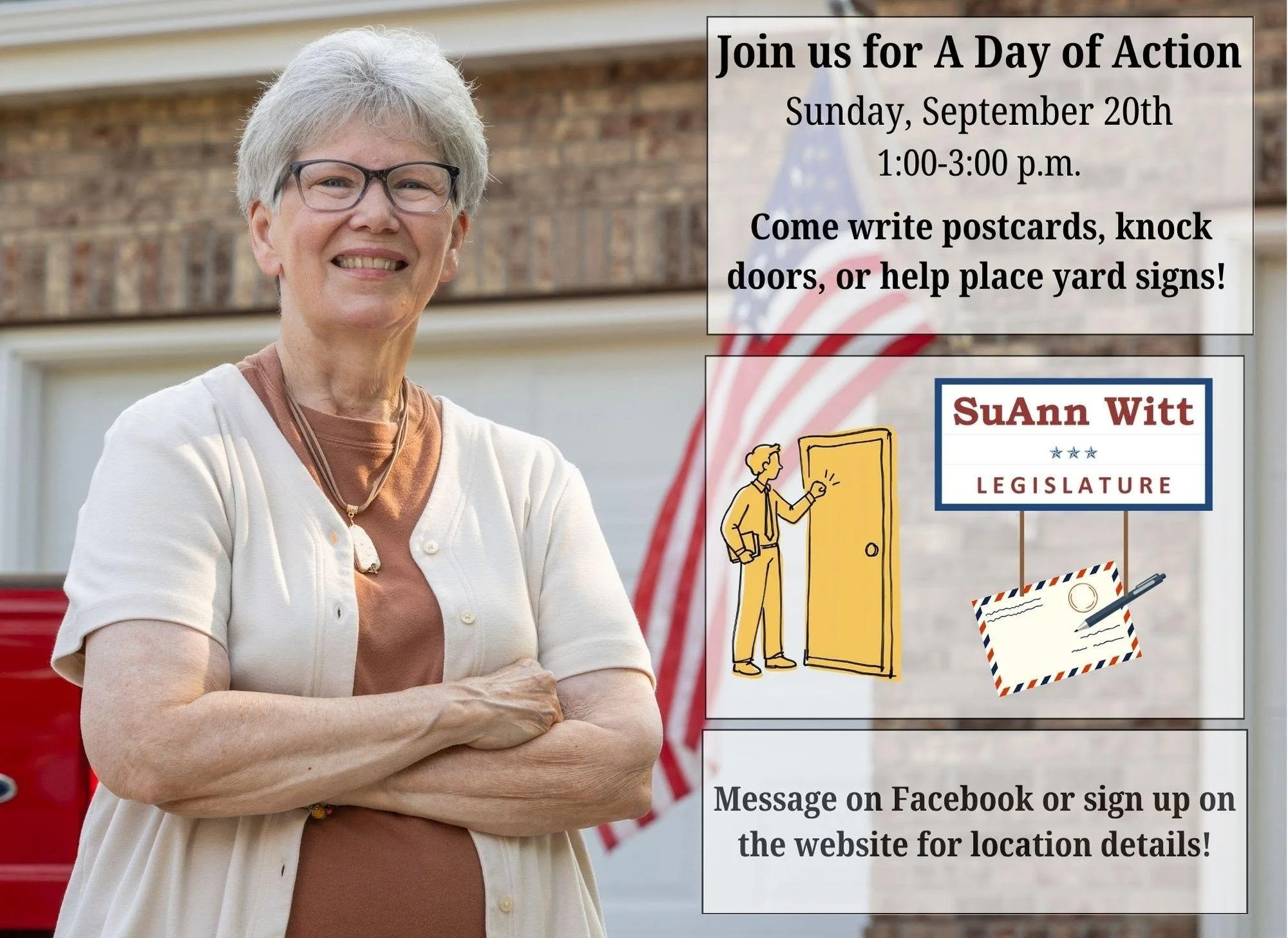 SuAnn Witt Day of Action in LD 14