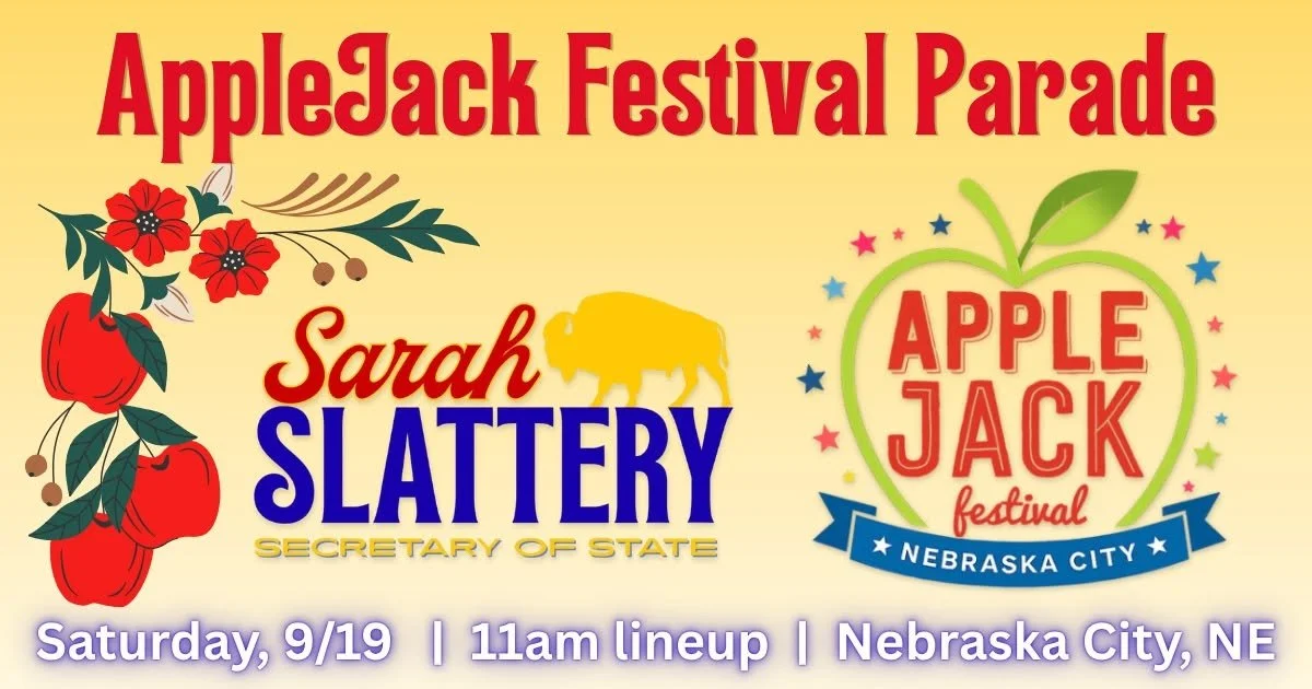 Apple Jack Festival Parade with Sarah Slattery for Sec. of State