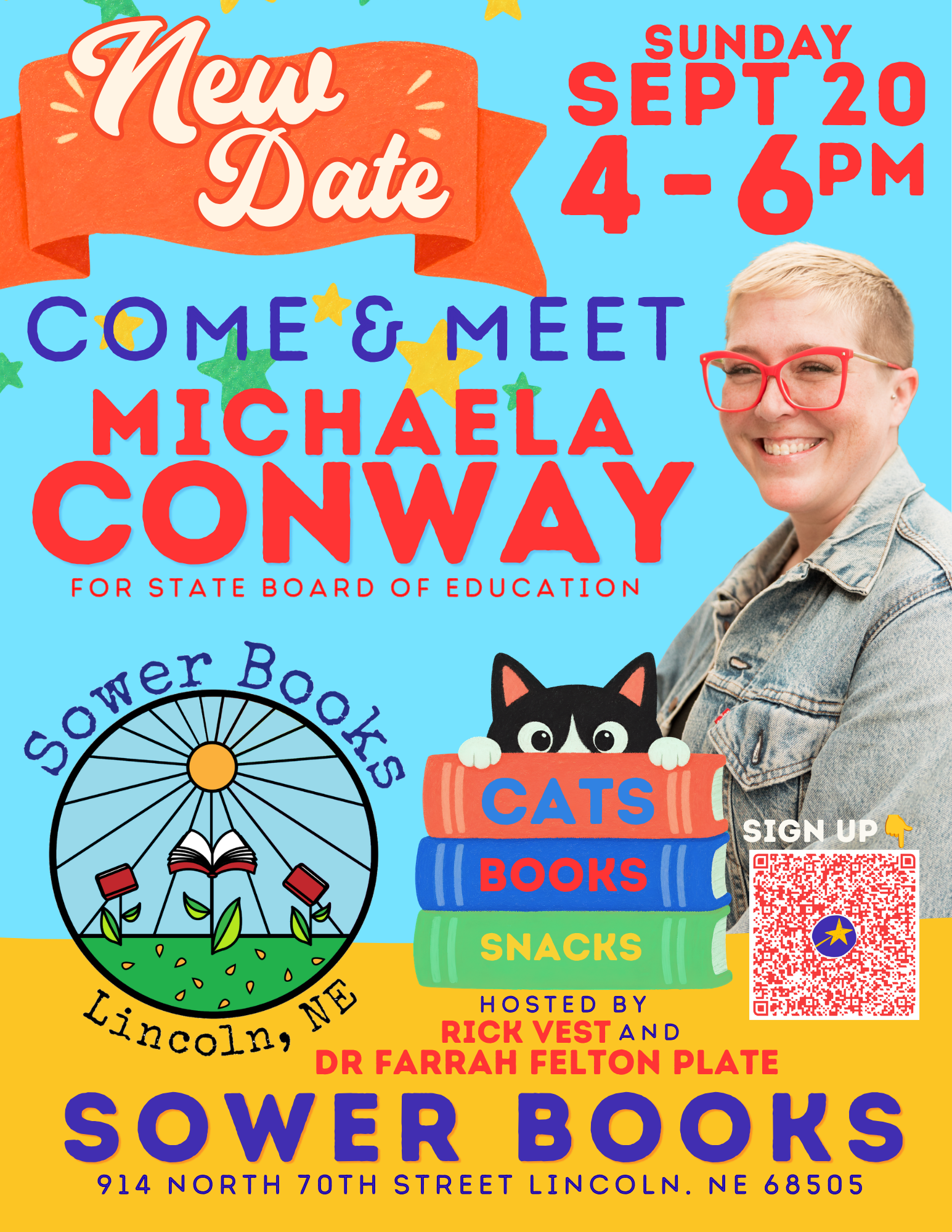 Lincoln Meet &amp; Greet with Michaela Conway for State Board of Education 