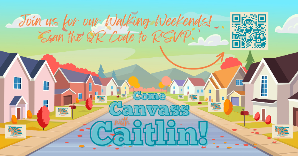 Canvass with Caitlin Knutson for LD 2