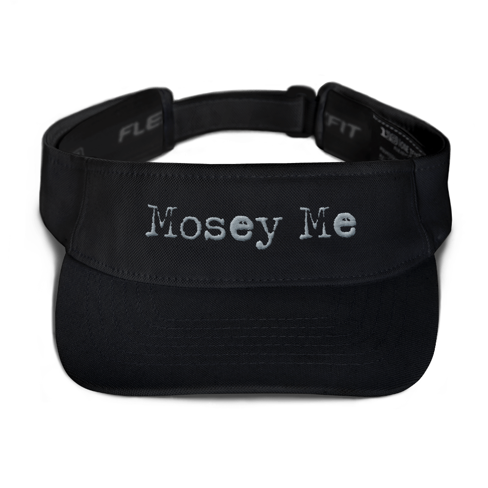 Mosey me, black visor, gray font.png