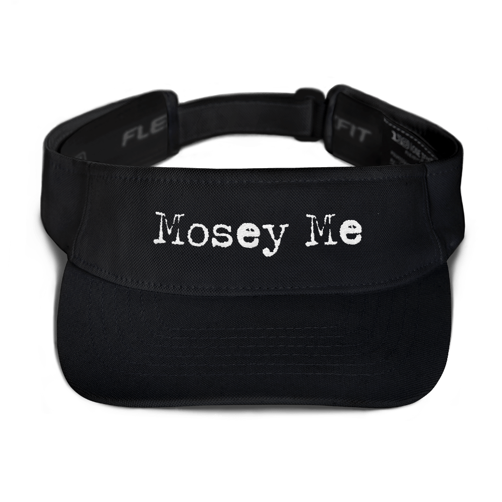 Mosey me, blk visor, wht font.png