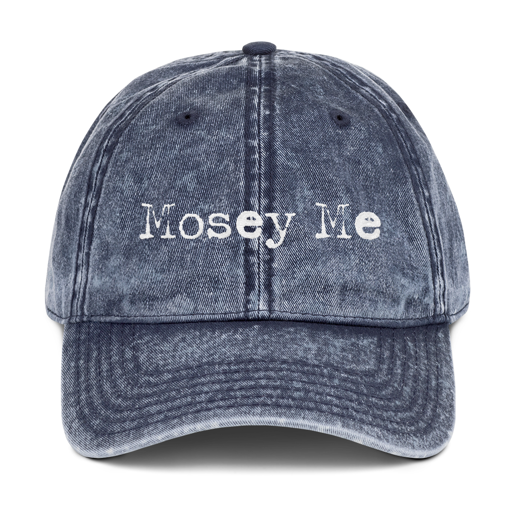 Mosey me, vint blu cap, wht font.png