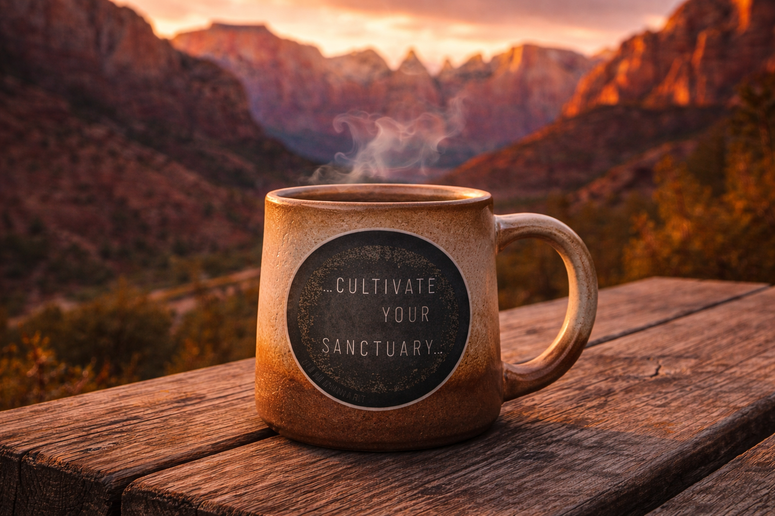 Cultivatte your sanctuary mockup sticker.png