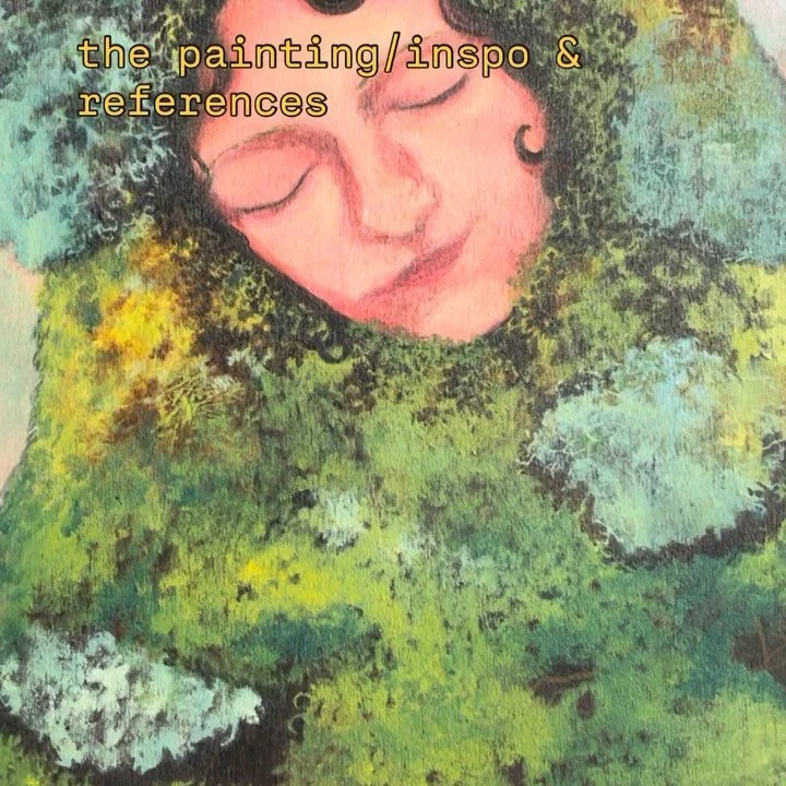 Bringing you all into the world of my latest series! Lots of moss, forest folk and mystery 🌀 ooo

This painting in particular came together after I found the &rdquo;dress for the job you want&rdquo; meme because sometimes I do think about what would