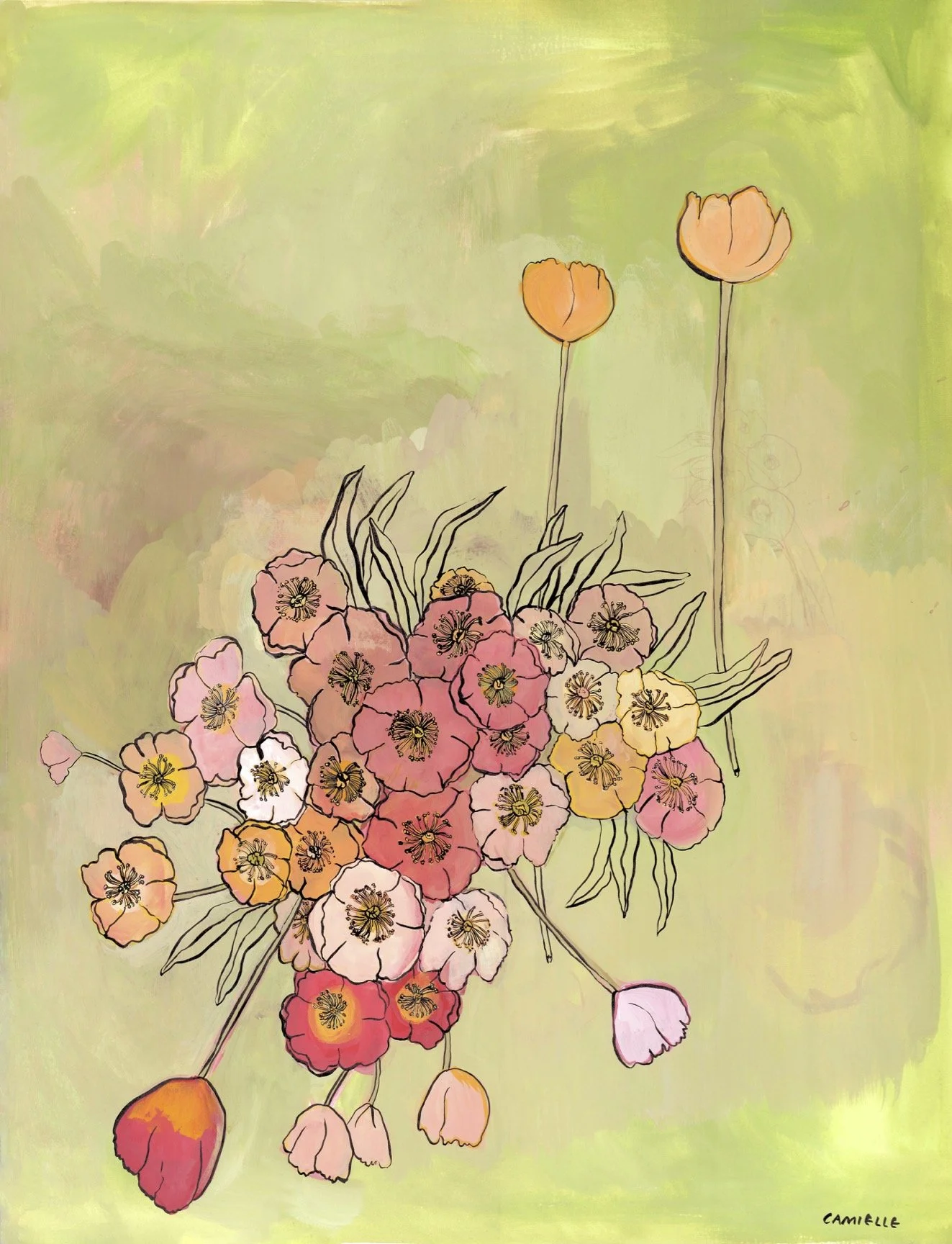 Poppies Print