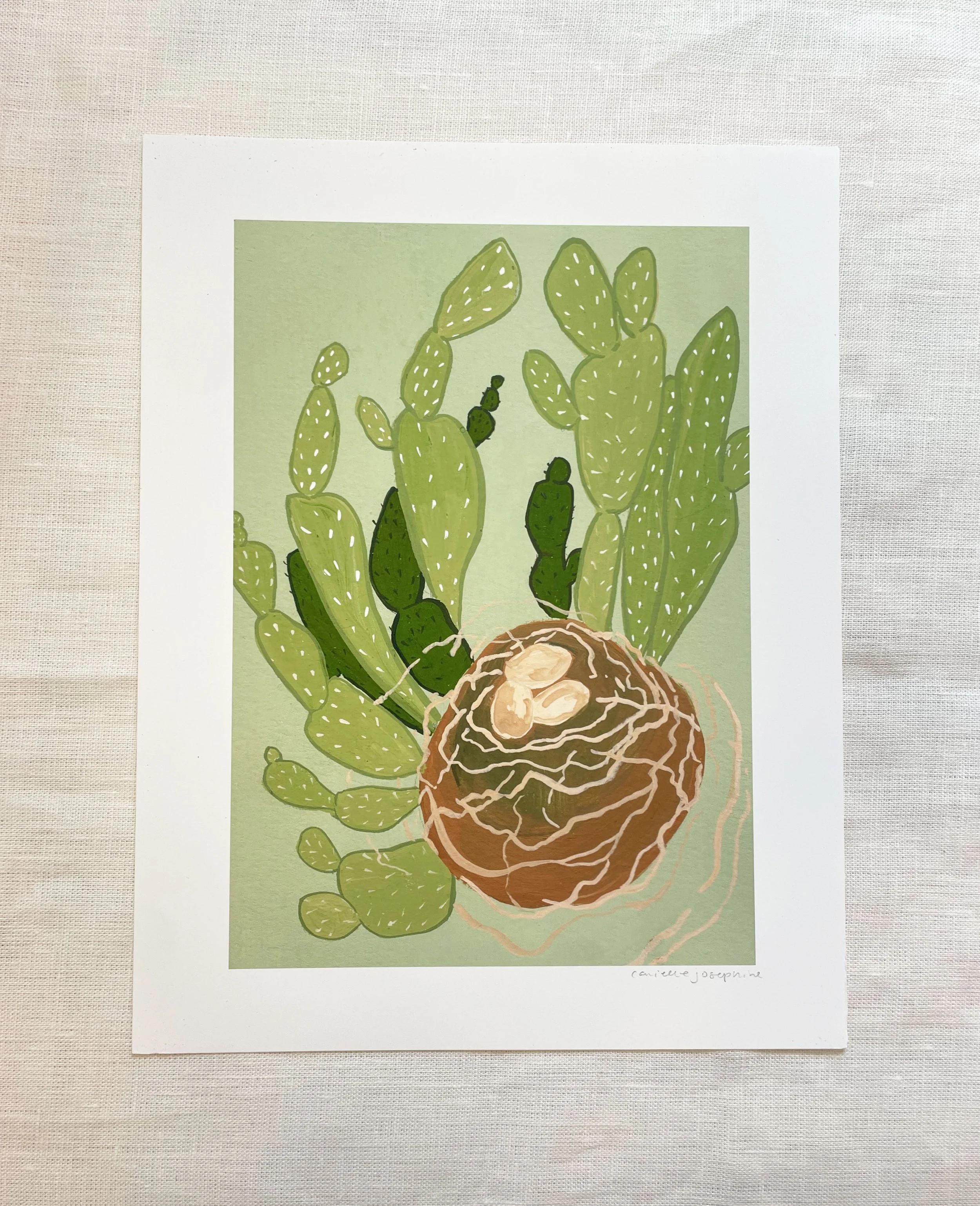 Cactus Nest Print