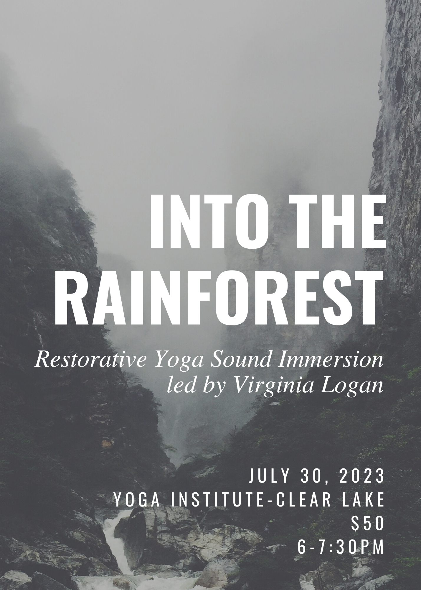 Into the Rainforest: Restorative Yoga Sound Immersion