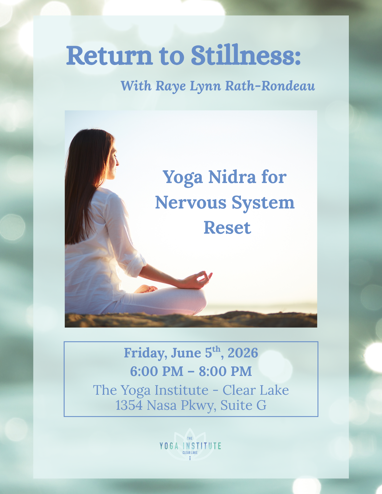 Return to Stillness: Yoga Nidra for Nervous System Reset