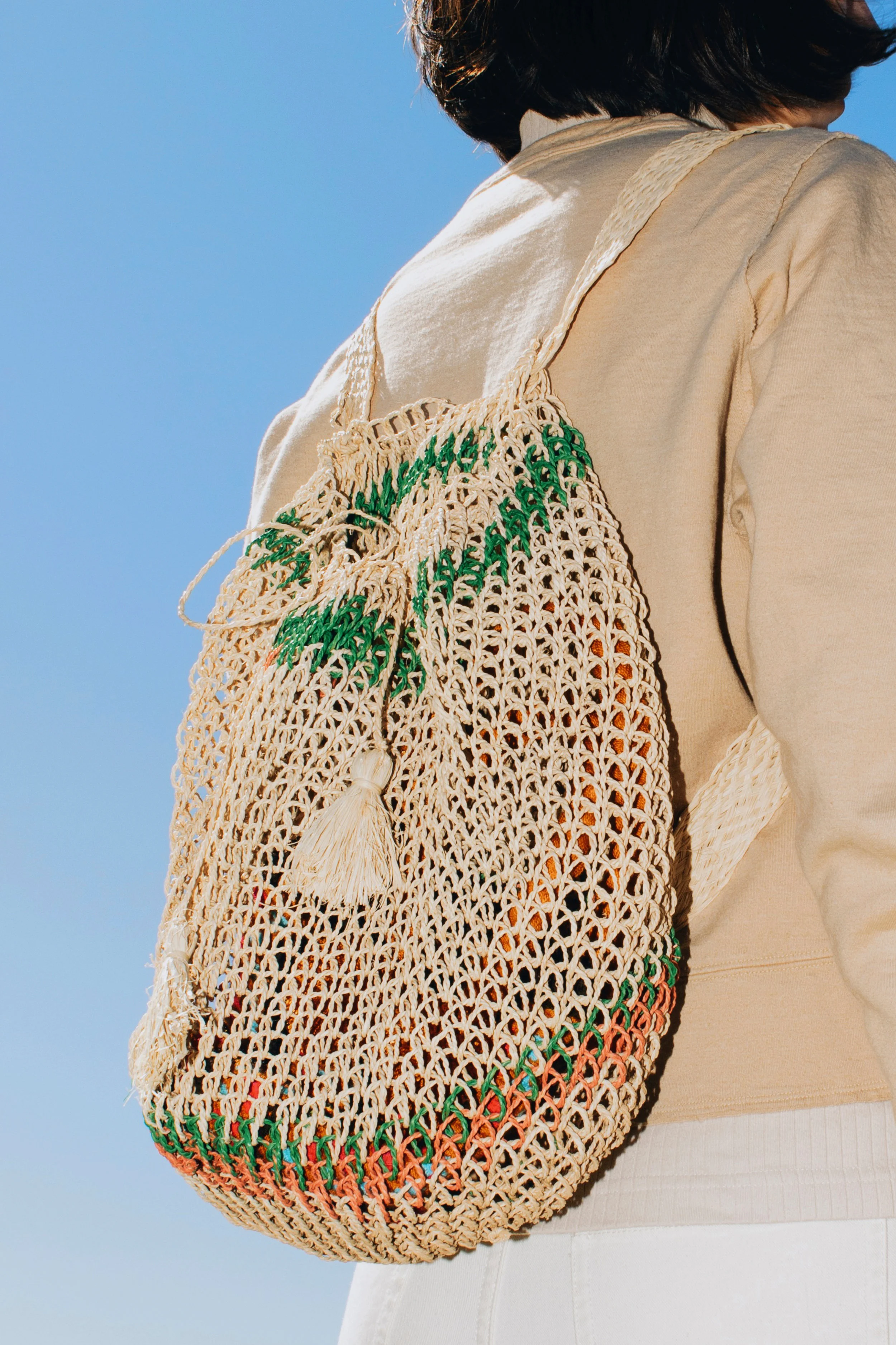 Easy Woven Iraca Backpack