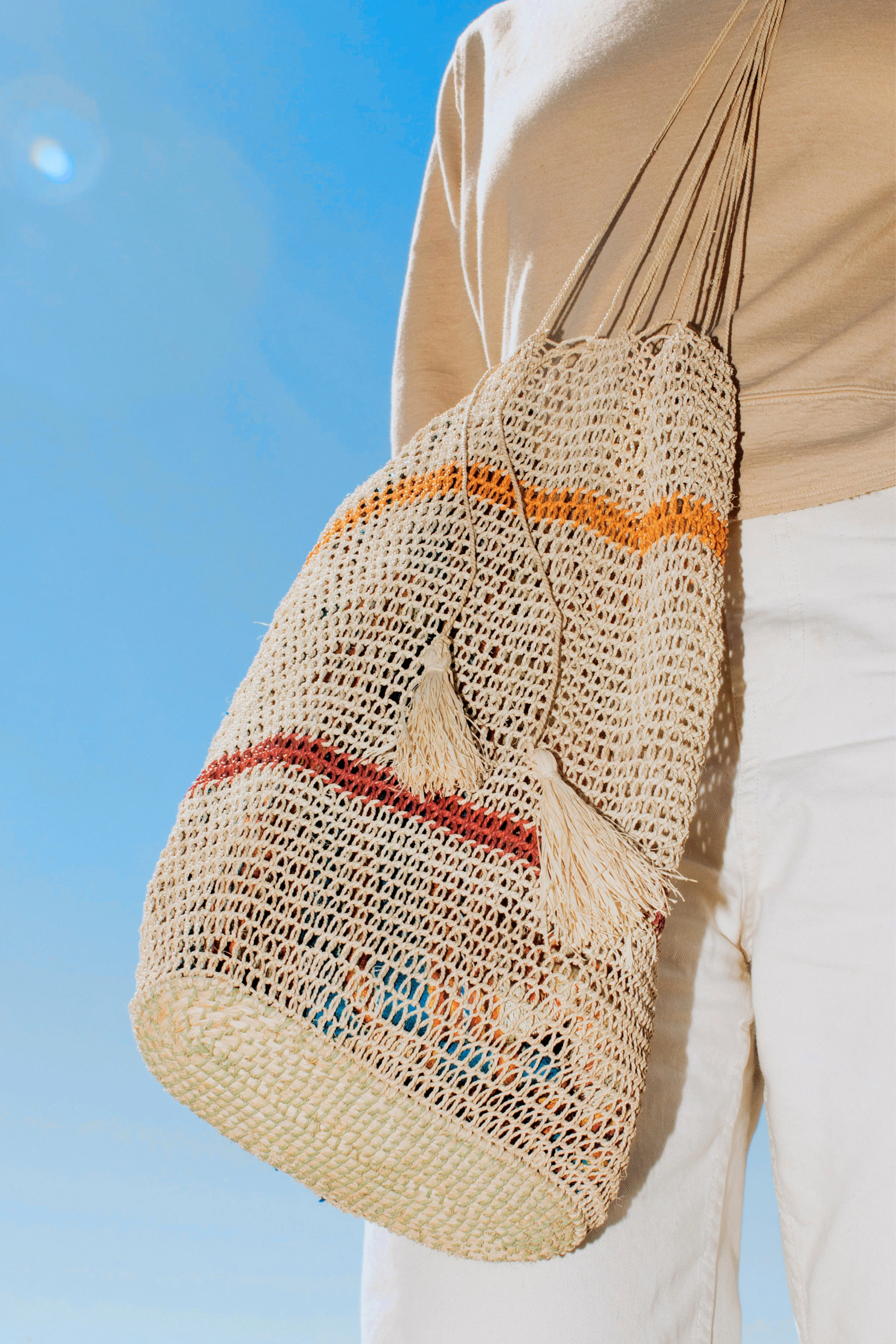 Woven Iraca Satchel